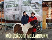 Richtfest des Hellabrunner Mühlendorfs am 26.01.2018 mit Mühle am Auer Mühlbach und Fischbrutanlage (©Foto. Martin Schmitz)